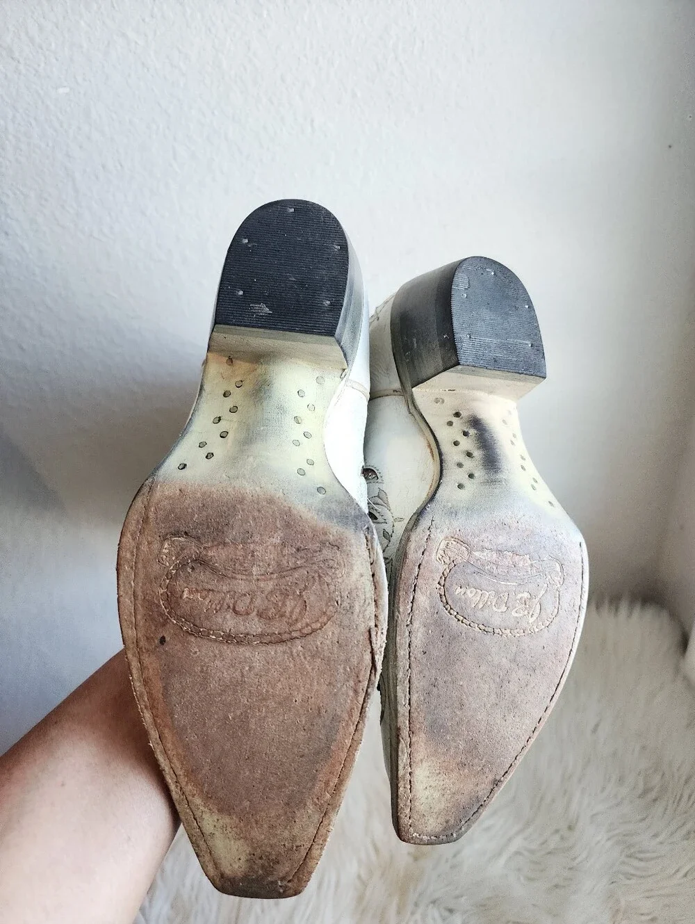 J.B DILLON RESERVED GLITTER COWGIRL BOOTS EXCELLENT COND. SIZE 5C
